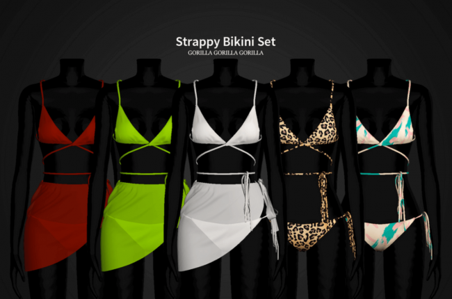 Strappy Bikini Set от Gorilla Gorilla Gorilla