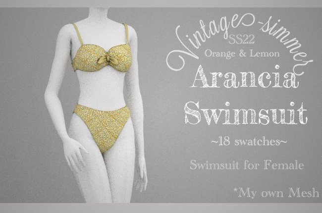 Arancia Swimsuit от Vintage-simmer