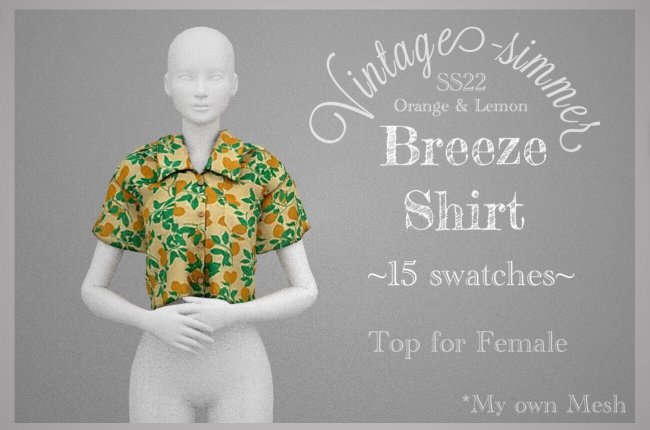 Breeze Shirt ˗ public release: September 5 от Vintage-simmer