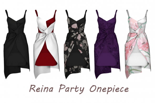 Party Onepiece от Reina Sims4