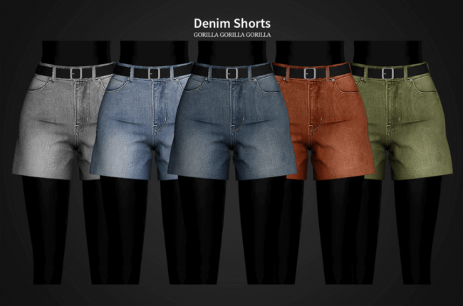 Denim Shorts от Gorilla Gorilla Gorilla