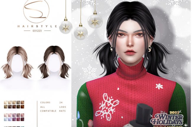 Winter Holidays 2023 hair 03 от S-Club
