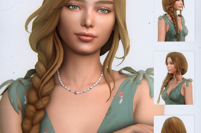 Sybil Hairstyle by simstrouble