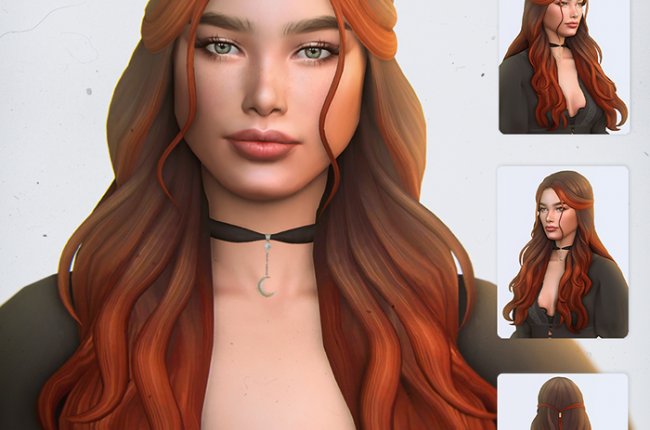 Camila Hairstyle by simstrouble