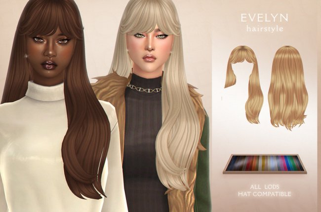 Evelyn Hairstyle от Enriques4