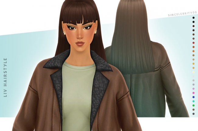 Liv Hairstyle - Style 1 от simcelebrity00