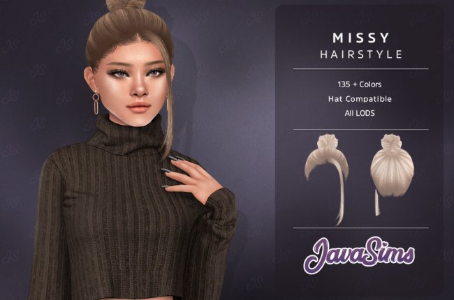 Missy (Hairstyle) от JavaSims
