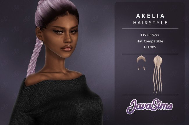 Akelia (Hairstyle) от JavaSims