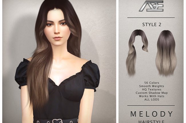 Melody - Style 2 (Hairstyle) от Ade_Darma