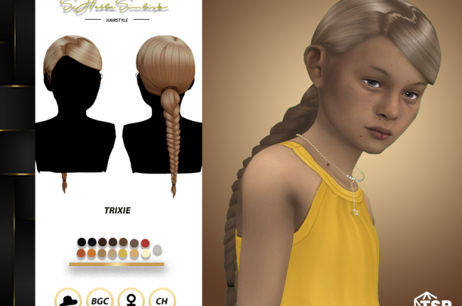 Trixie Hairstyle For Children от sehablasimlish