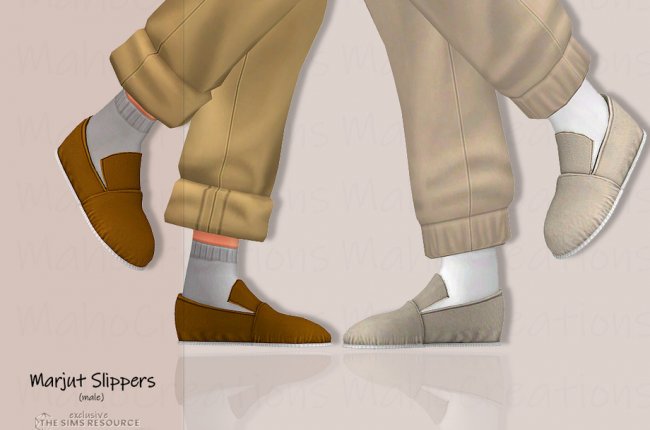 Slippers Marjut - Male от MahoCreations