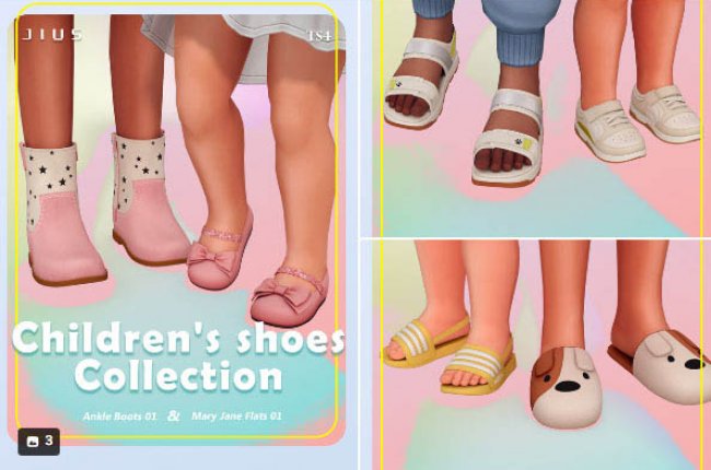 Children’s shoes collection 04 от Jius-sims