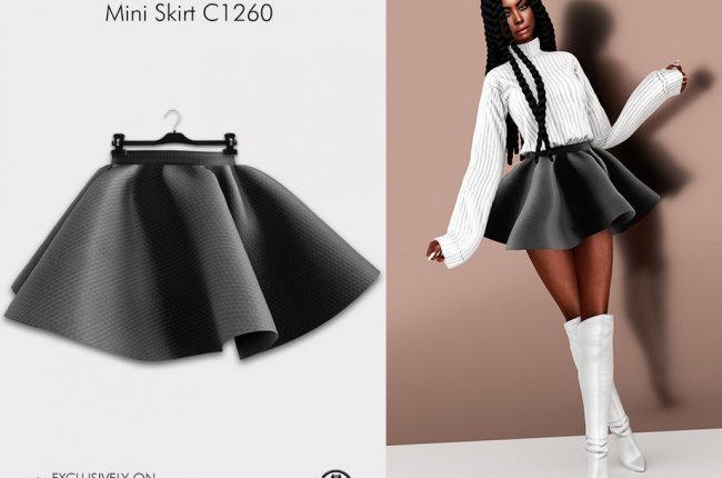 Clothes SET333 - Mini Skirt C1260 от turksimmer
