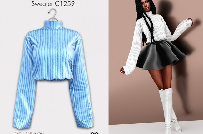Clothes SET333 - Sweater C1259 от turksimmer