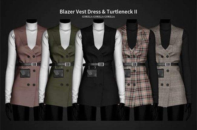Blazer Vest Dress & Turtleneck II от Gorilla Gorilla Gorilla