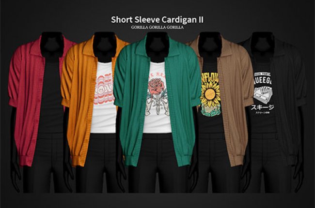 Short Sleeve Cardigan II от Gorilla Gorilla Gorilla
