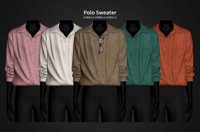 Polo Sweater · Hanging Horn-Rimmed Glasses отGorilla Gorilla Gorilla