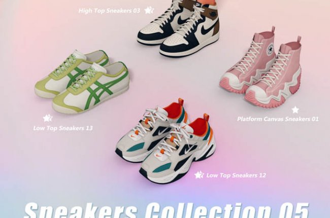 Sneakers Collection 05 от Jius-sims