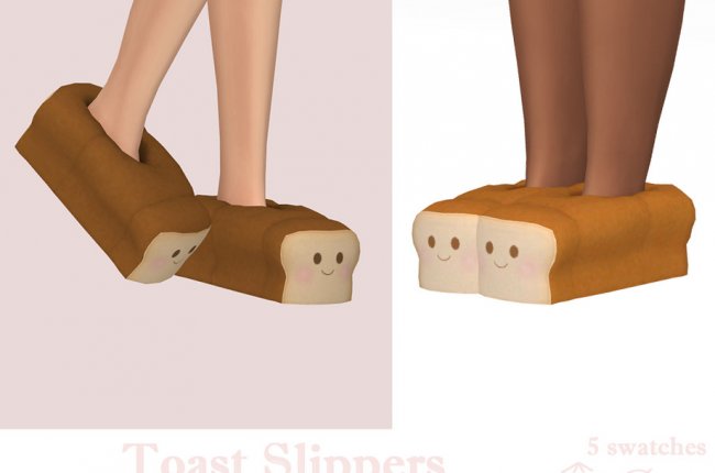 Toast Slippers от Dissia
