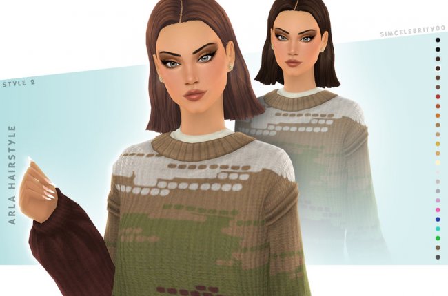 Arla Hairstyle - Style 2 от simcelebrity00