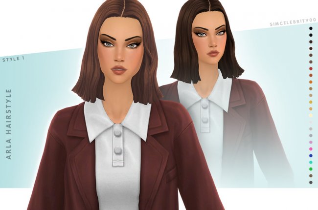 Arla Hairstyle - Style 1 от simcelebrity00