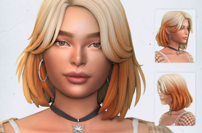 Laura Hairstyle (2 Versions) by simstrouble