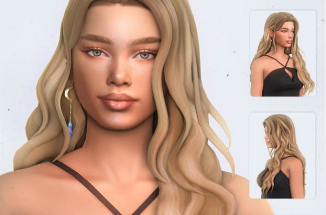 Isabel Hairstyle (4 Versions) by simstrouble