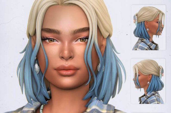 Malina Hairstyle (3 Versions) by simstrouble