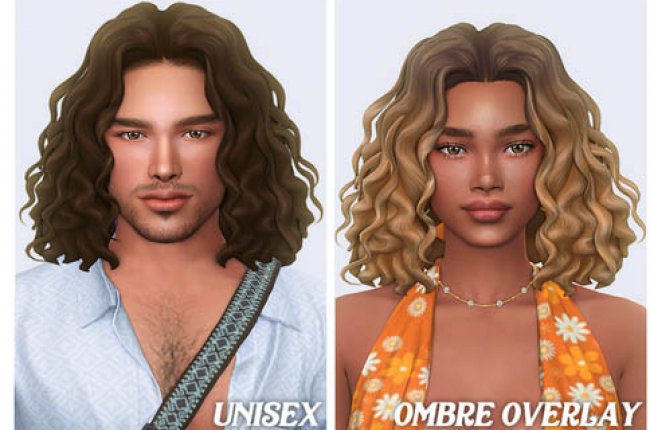 Shaye Hairstyle (Unisex) by simstrouble