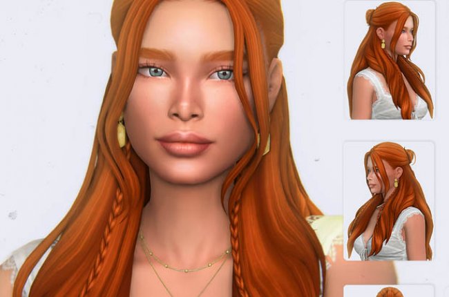 Etelka Hairstyle (6 Versions) by simstrouble